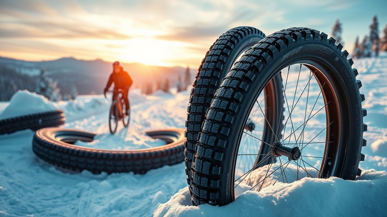 Recommended bicycle tires for winter commuting in