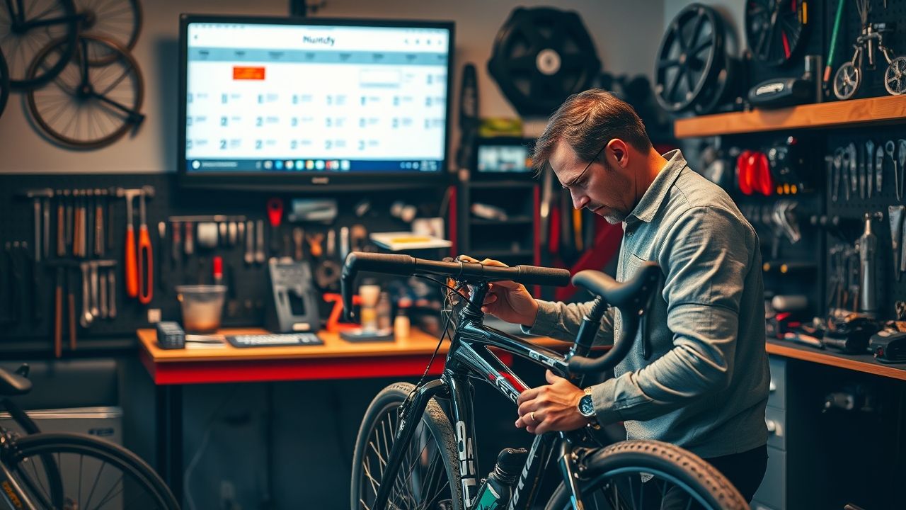 How the system helps in managing bicycle repair deadlines