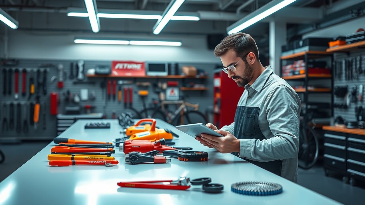 How does a bicycle workshop management system simplify daily work